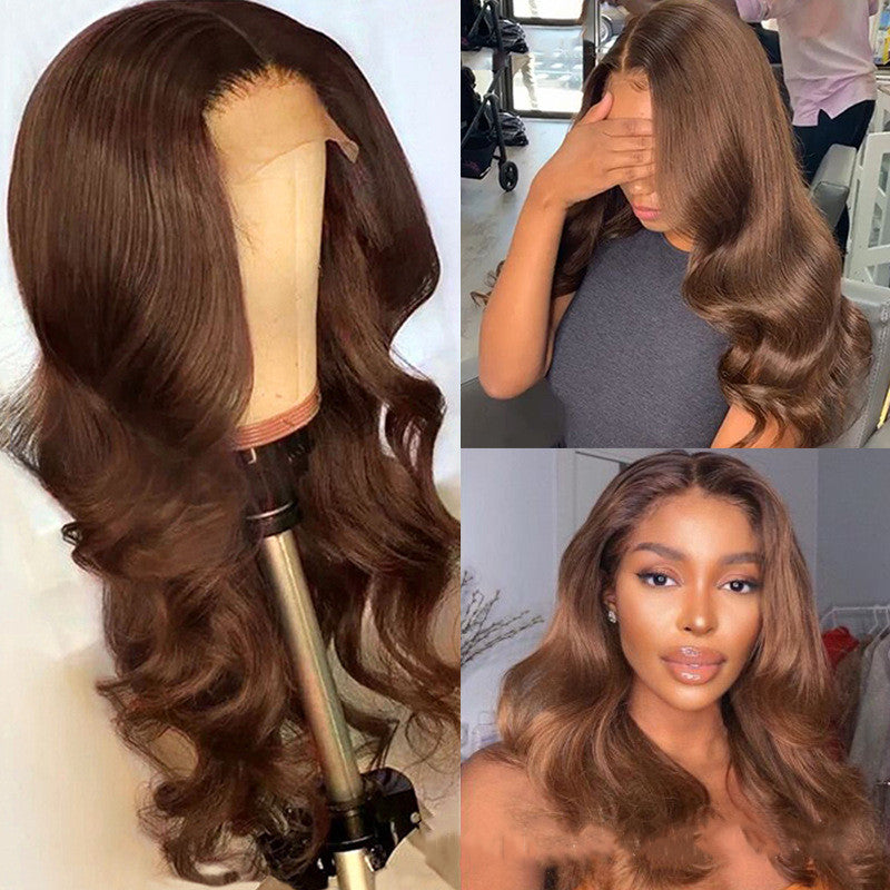 Brown Color Human Hair Wigs Human Hair Wig Brown Color Human Hair Wigs Human Hair Wig